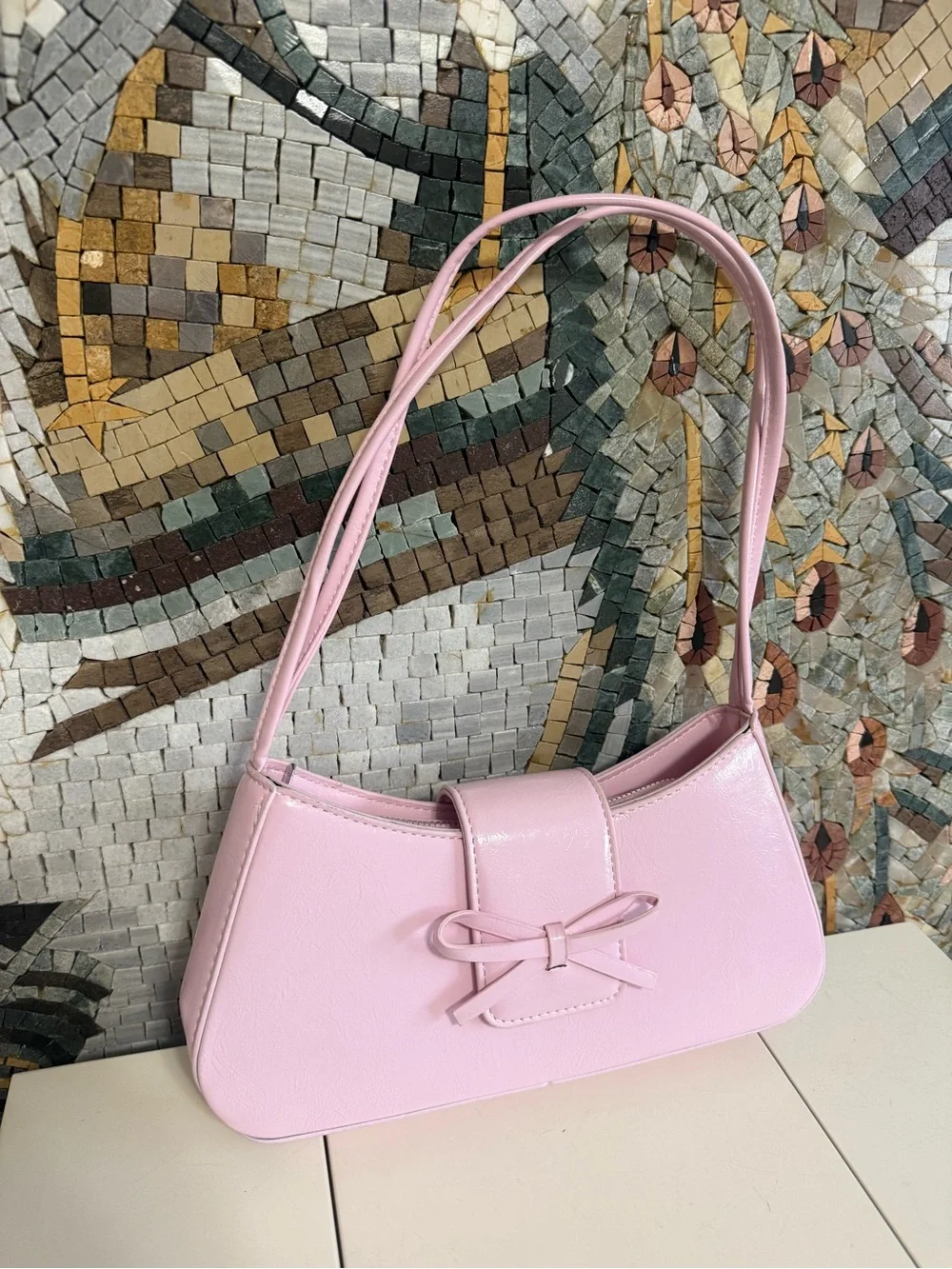 Cute pink shoulder bag